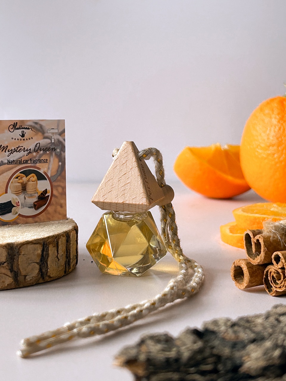 Zapach do samochodu pomara艅czowo cynamonowy s艂odki Mystery Queen - obrazek 2