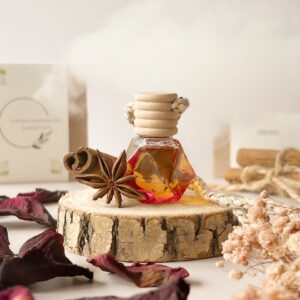 naturalny zapach z różą i paczulą